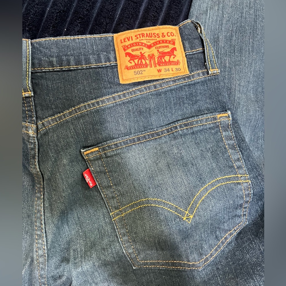 Levi's Blue 502 Jeans 34x30
